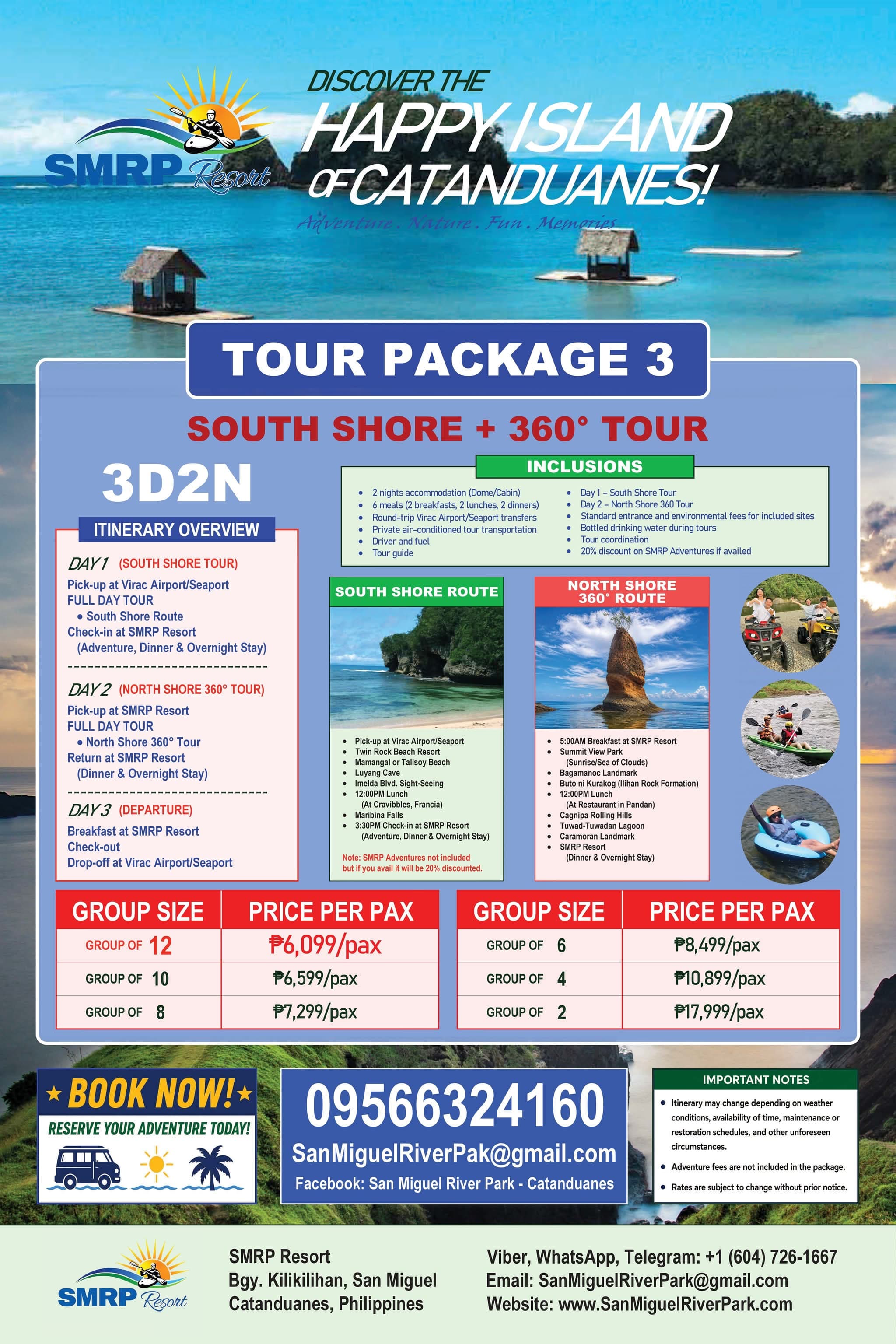 South Shore + 360° Tour flyer