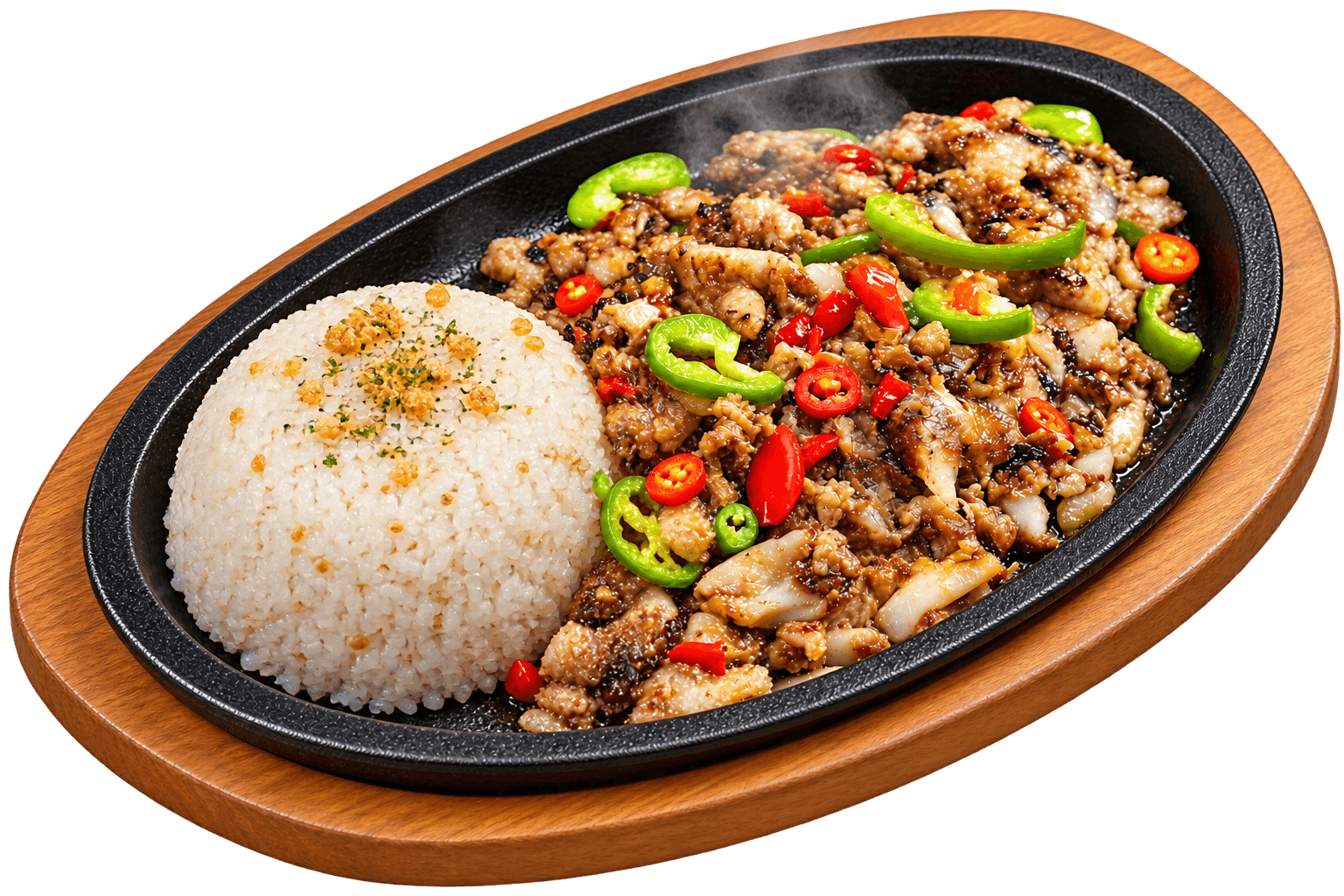 Bangus Sisig Rice Meal